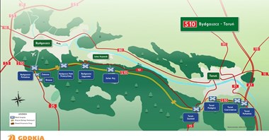 S10 Bydgoszcz – Toruń. Dwa odcinki w budowie, dwa czekają na ZRID