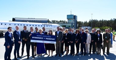 Budgoszcz: Inauguracja rejsów Lufthansy do Frankfurtu (zdjęcia)