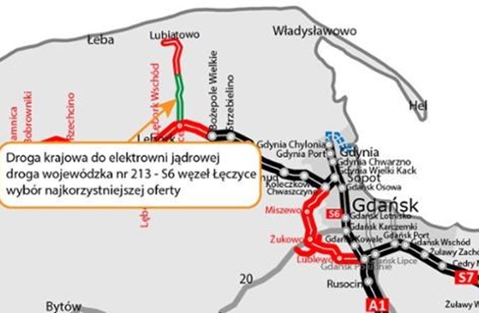 Wykonawca drugiego odcinka drogi do elektrowni jądrowej wybrany