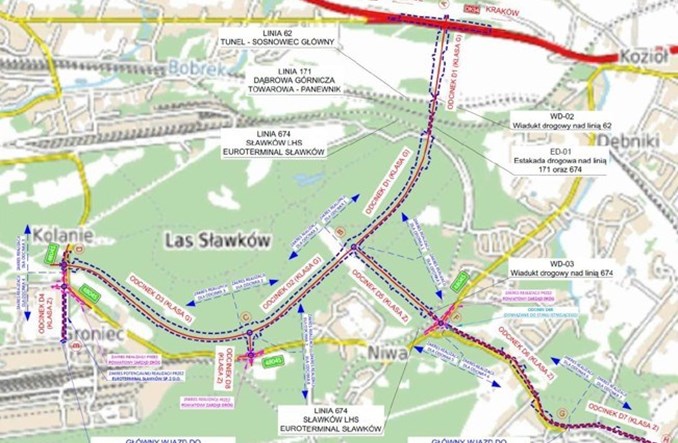 Kto wybuduje łącznik do terminala w Sławkowie? Najtańszy Budimex 