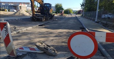 Lublin. Co słychać na przebudowie drogi za kilkanaście milionów? Zamknięte skrzyżowanie