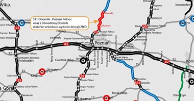 Wielkopolskie. Mirbud zakończył projektowanie S11 Oborniki – Poznań  