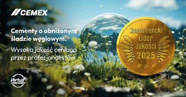 Złote Godło Konsumenckiego Lidera Jakości 2025 ponownie dla Cemex Polska