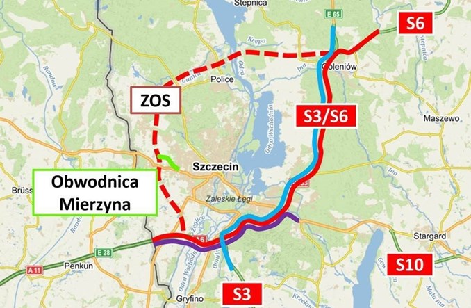 Ta obwodnica zapewni dojazd do Zachodniej Obwodnicy Szczecina 