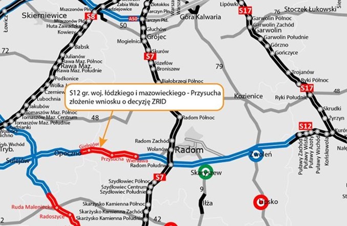 S12. Pierwszy fragment nowej trasy w centrum Polski zaprojektowany