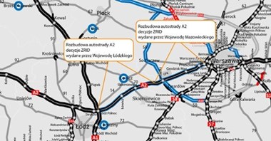 A2 Łódź – Warszawa z kompletem zezwoleń na rozbudowę!