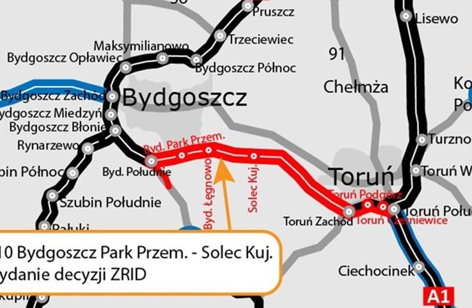 Kujawsko-pomorskie. Można budować kolejny odcinek S10 