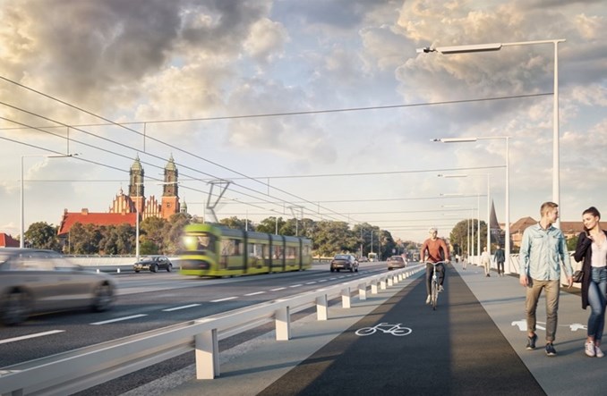 Poznań. Nowe Mosty Chrobrego i powrót tramwajowej “czwórki”
