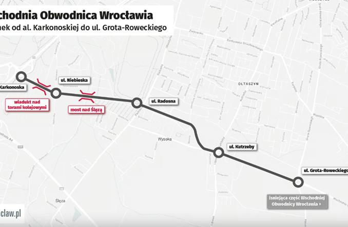 Wschodnia obwodnica Wrocławia zostanie domknięta. Jest umowa