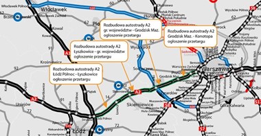 Bliżej rozbudowy A2 Łódź – Warszawa. Rusza przetarg