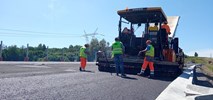 S19 Babica-Jawornik. Próbny odcinek nawierzchni ułożony