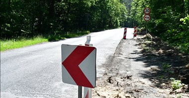 Lubelskie. Trwa przebudowa drogi na Roztocze 