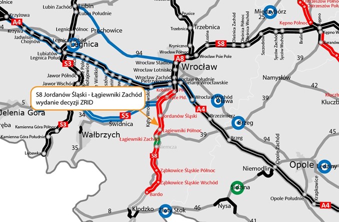 Jest pierwszy ZRID dla S8 na Dolnym Śląsku 
