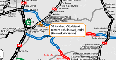 Rusza remont najstarszego fragmentu S8 Łódź - Warszawa