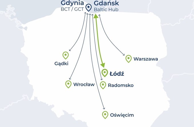 Nowe połączenie Loconi Intermodal: Gdynia – Łódź