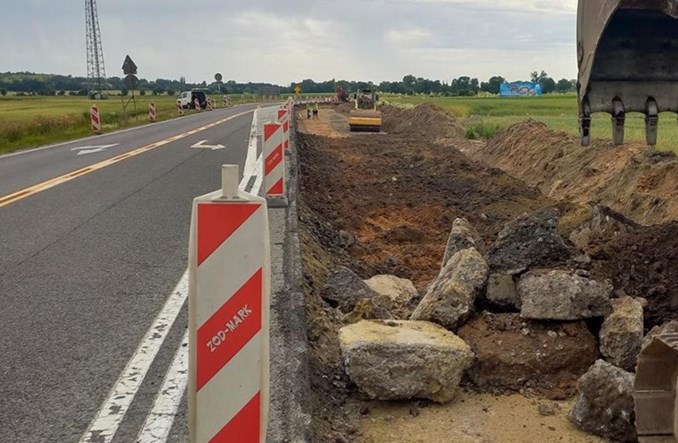 Dolnośląskie. Prace na skrzyżowaniu DK-5 idą pełną parą 