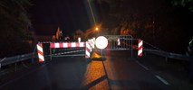 Małopolskie. Droga uszkodzona po ulewach 