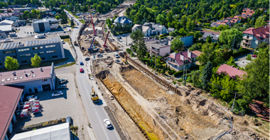 Pierwszy strop tunelu w Zabierzowie
