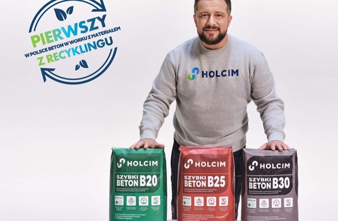 Pierwszy w Polsce beton workowany z kruszywem z recyklingu betonu