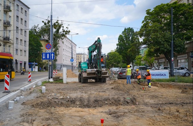 Warszawa. Co słychać na przebudowie skrzyżowania Młynarskiej z Wolską?