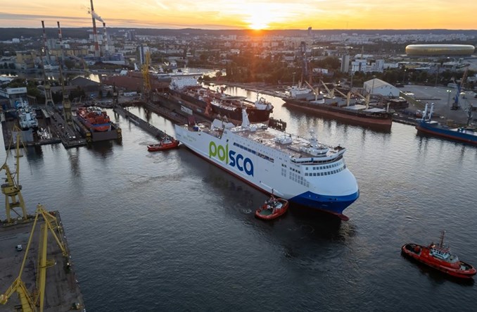 Jantar Unity na próbach morskich