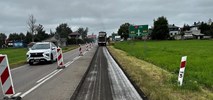 Utrudnienia na DK-65 w Knyszynie. Trwa rozbudowa drogi 