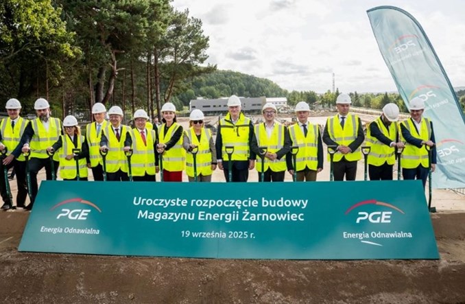 PGE rozpoczęła budowę jednego z największych bateryjnych magazynów prądu w Europie