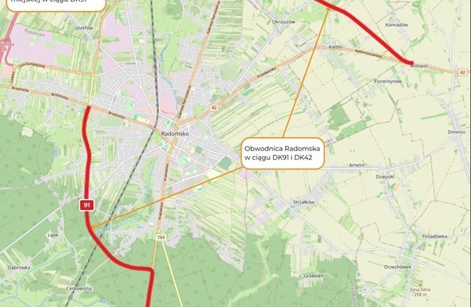 Wybór wykonawcy obwodnicy Radomska utrzymany