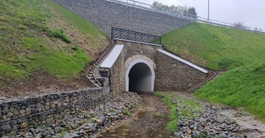 Zabytkowy przepust na Podkarpaciu zmodernizowany