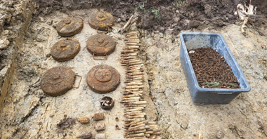 Bomby na S19 [zdjęcia]