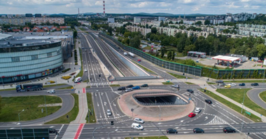 S74. Wizualizacja przejazdu przez Kielce