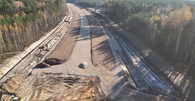 S74 Mniów - Kielce blisko półmetka [zdjęcia]