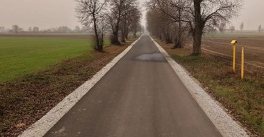 Droga niedaleko Gniezna zyskała nowe oblicze 