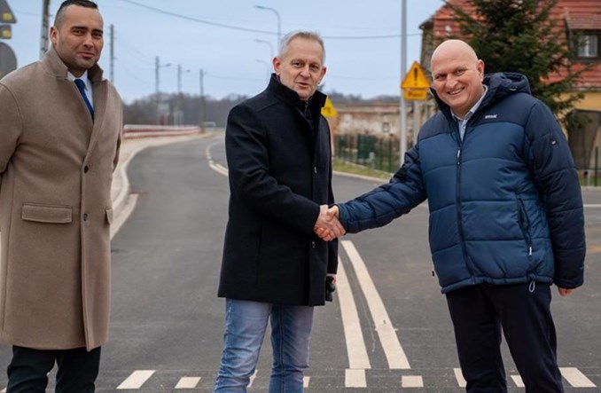 Droga na Dolnym Śląsku po modernizacji