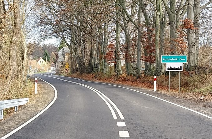 Dolny Śląsk. Wyremontowano drogę wojewódzką przy Czechach