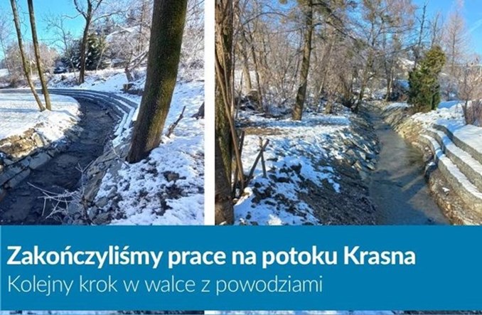 Wody Polskie w Gliwicach zakończyły ostatni etap zadania na potoku 