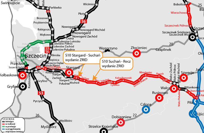 Można budować dwa odcinki S10 na Pomorzu Zachodnim!