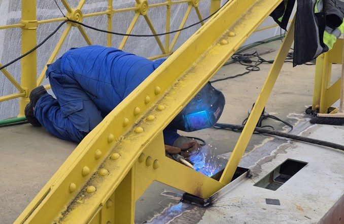 Budowa Mostu Zamkowego w Opolu pod namiotem