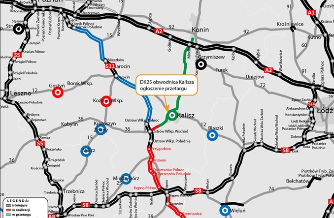 Kto wybuduje obwodnicę Kalisza? GDDKiA rusza z przetargiem