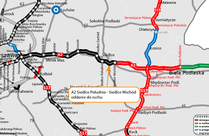 Odcinek A2 oddany do ruchu