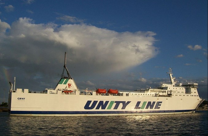 Ostatni rejs Gryfa ze Świnoujścia do Trelleborga