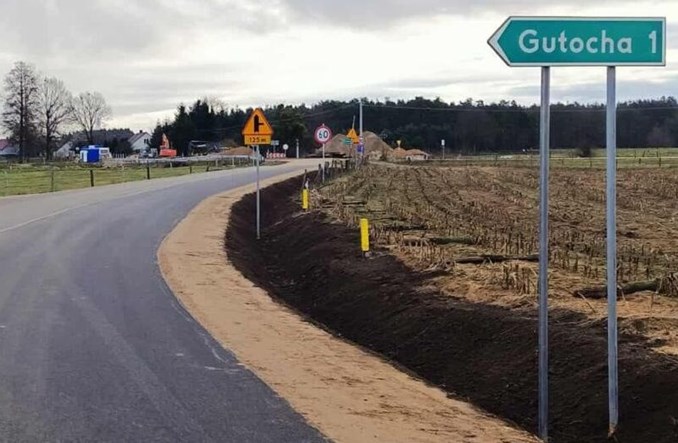 Mazowieckie. Odcinek drogi odebrany po przebudowie 