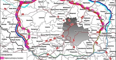 Którędy ma biec S50 – duży ring po północno-wschodniej stronie Warszawy? 