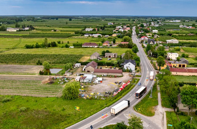 Nowe miasta z dostępem do dróg krajowych