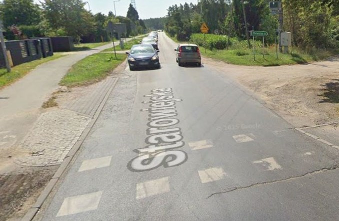 Trwa budowa drogi koło Bydgoszczy 