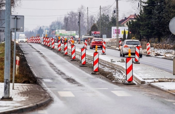 Prace w Zduńskiej Woli postępują mimo zimy