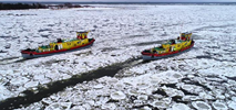 Lodołamacze ruszyły do akcji na Wiśle i Odrze