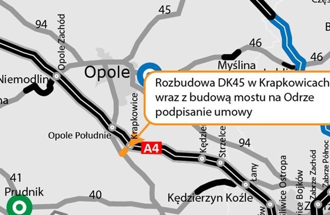 Opolskie. Nadchodzi rozbudowa DK45 po powodzi 