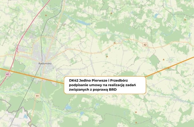 Łódzkie. Będzie bezpieczniej na DK-42