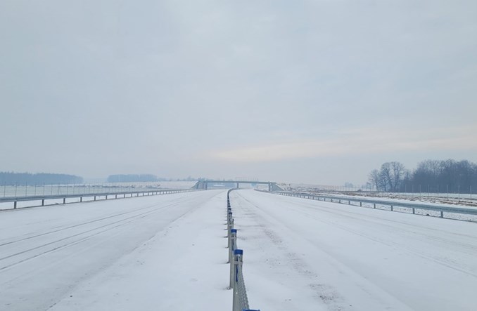 Zima utrudnia dokończenie A2 